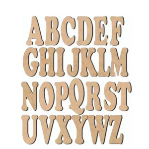 Letras Personalizadas 12 Cm- Alfabeto Unidades