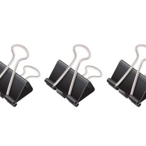 Binder Clips Preto 32mm Com 12 Unidades